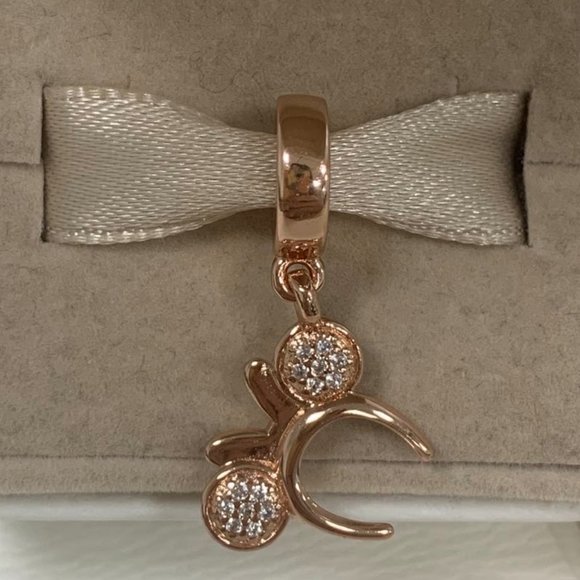 Pandora Rose Minnie Ear Headband Exclusive Dangle - Picture 7 of 8